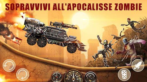 Zombie Hill Racing: Earn Climb screenshot 2