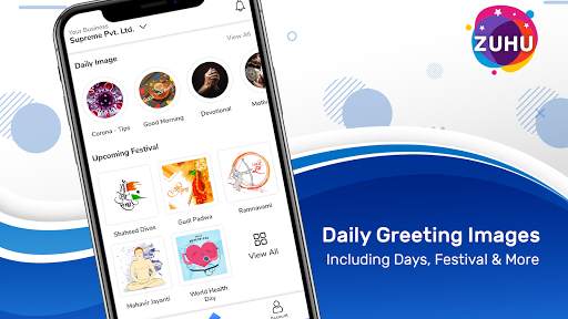 ZUHU - Greeting Card Maker screenshot 1