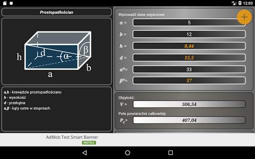 Geometryx Geometria Kalkulator screenshot 9
