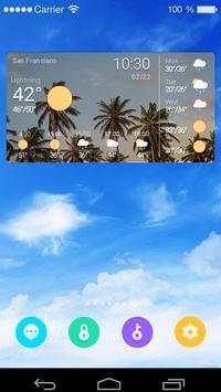 Weather Clock Forecast Widget screenshot 2