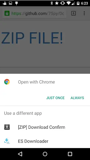 Download Confirm screenshot 1