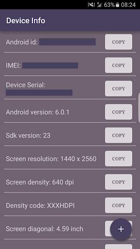Device Info screenshot 1