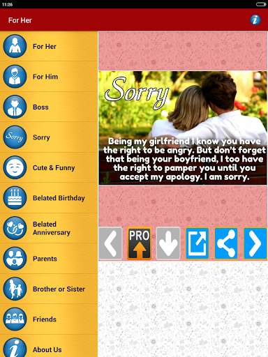 Sorry Cards & Picture Messages screenshot 9