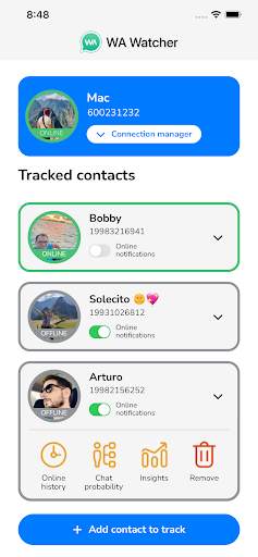 WA Watcher - WA online tracker screenshot 1