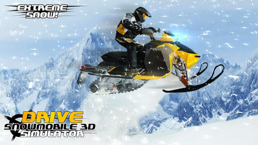 Drive Snowmobile 3D Simulator screenshot 2