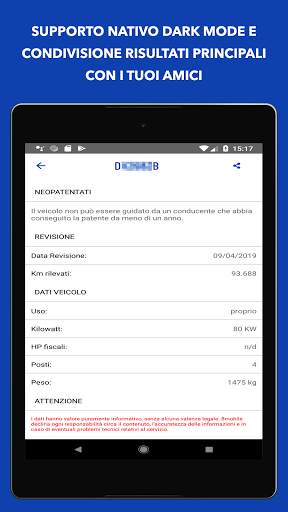 iTarga Calcolo Bollo RCA Furto screenshot 15