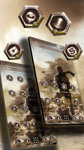 Army 2D Theme Armed Forces screenshot 1