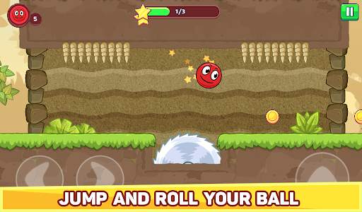 Bounce Ball 5 - Jump Ball Hero Adventure screenshot 9
