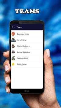 PSL Schedule 2019 screenshot 3