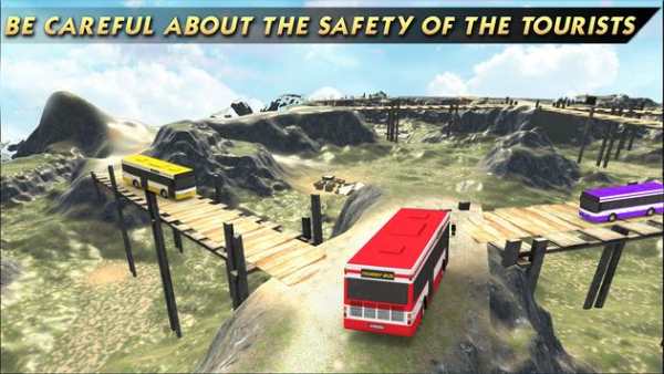 Offroad Bukit Climb Tourist Bu screenshot 6