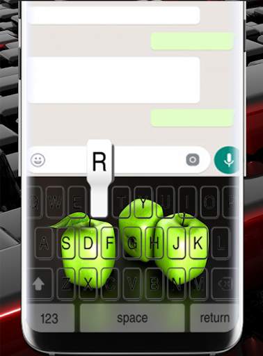 Green Apple Keyboard Theme screenshot 1