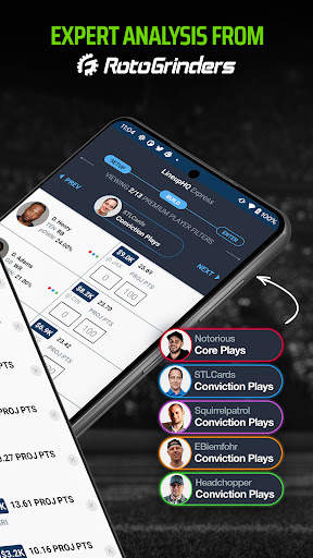 LineupHQ Express DraftKings screenshot 2