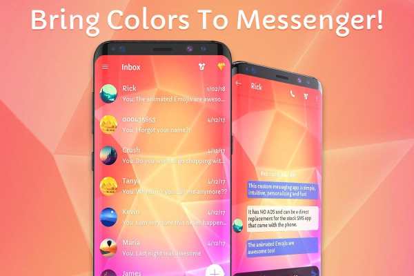 Text Fast Update Messenger version for SMS screenshot 1