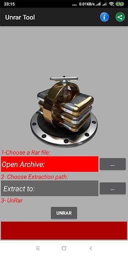 UnRar Tool screenshot 2