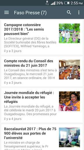 Burkina Faso Actualités screenshot 3