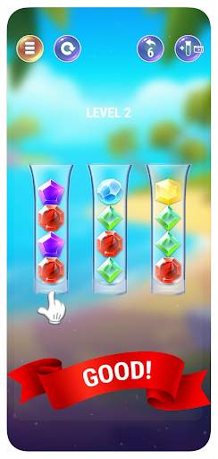 Puzzle Sortir Bola Warna screenshot 4