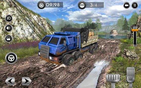 Off-Road Trucker Muddy Driving screenshot 2
