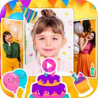 Birthday Photo Video Maker logo