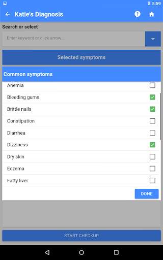 Vitamin Deficiency Finder 10 تصوير الشاشة