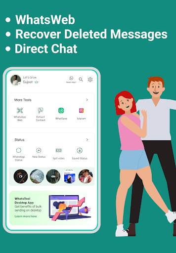 WhatsTool for Bulk WhatsApp screenshot 3