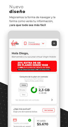 Virgin Mobile Chile screenshot 2