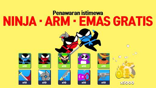 Jumping Ninja Battle 2 Pemain screenshot 5