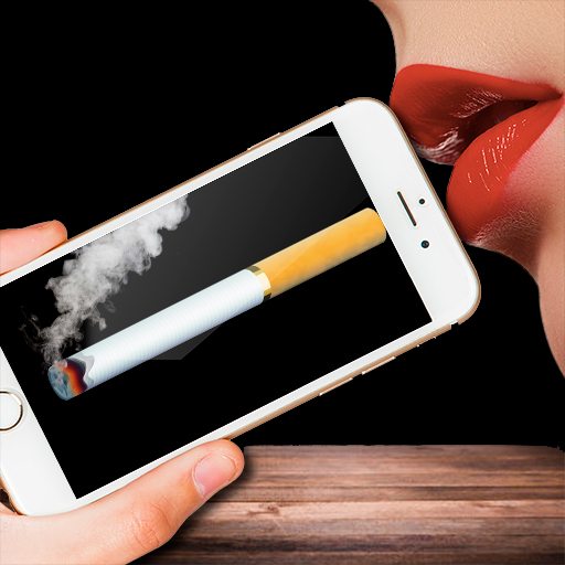 Smoke virtual cigarette (prank) icon
