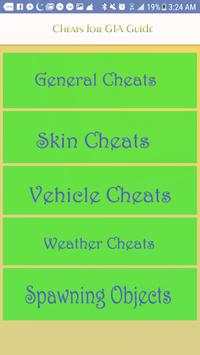 Cheats for GTA SA Guide screenshot 2