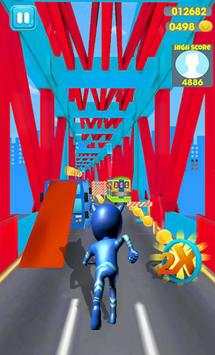 Pj Superhero Masks Runner Subway Bus Adventure screenshot 3