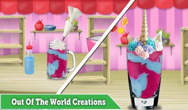 Unicorn Ice Cream Milkshake Maker! Chef Game screenshot 6