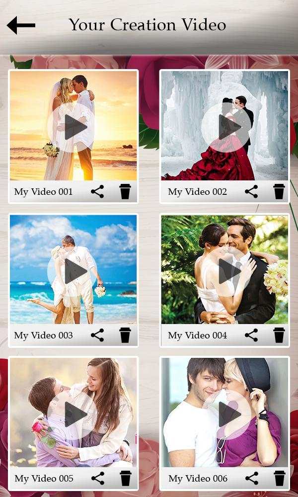 Wedding Photo to Video Maker screenshot 4