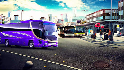 Airport Bus Simulator Heavy Driving City 3D Game screenshot 1