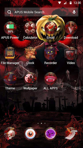 Red Scary Pumpkin Halloween theme🎃 screenshot 5