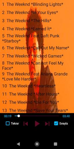 The Weeknd Popular Songs Offline (No Internet) screenshot 1