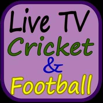 Live TV Cricket and Football screenshot 1