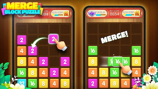 マージブロック - マージパズル screenshot 7