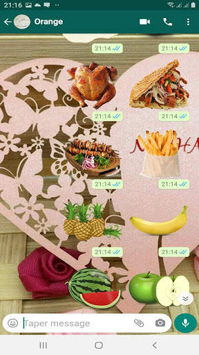 Food Stickers For WhatsApp screenshot 6