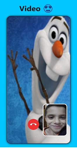 Snowman 📱 video call   chat (game simulation) screenshot 2
