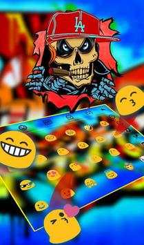 Live 3D Skull Monster Keyboard Theme screenshot 3