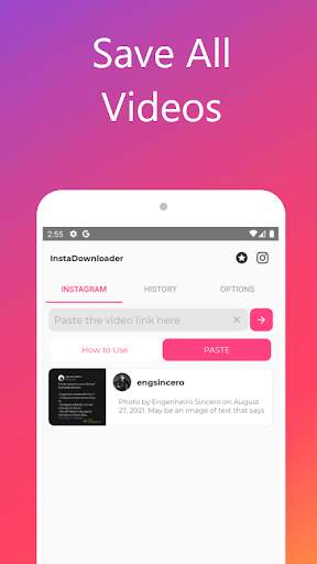 Downloader for instagram - save, share and repost screenshot 1