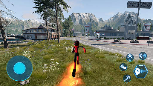 Stickman Rope Hero screenshot 12
