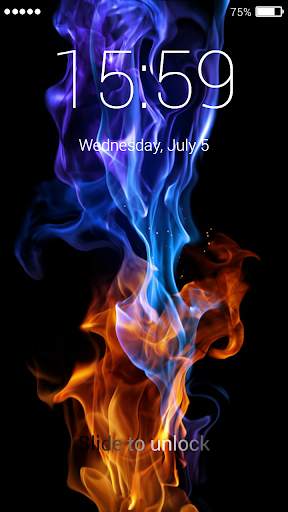 Fire Lock Screen screenshot 1
