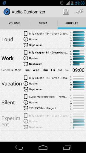 Audio Customizer - Volume and Ringtones manager screenshot 3