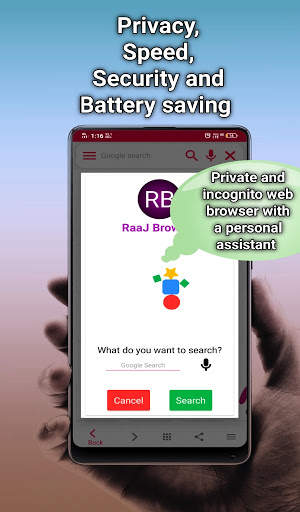 RaaJ Browser - Private Incognito Web Browser screenshot 9