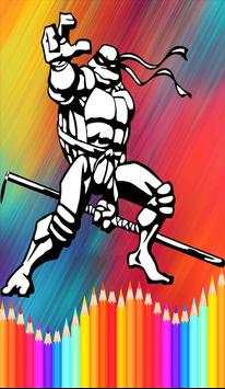 coloring ninja games screenshot 2