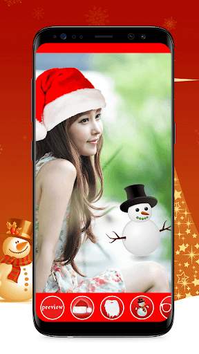 Christmas cap photo editor screenshot 3
