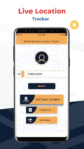 Mobile live location tracker screenshot 1
