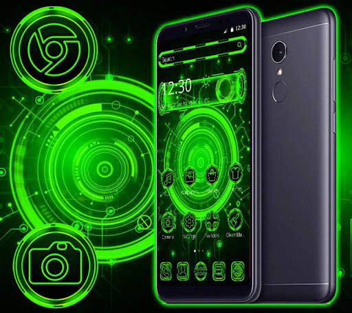 Green Technology Launcher Theme💖 screenshot 2