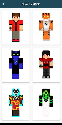 Ben Alien Skins for Minecraft screenshot 5