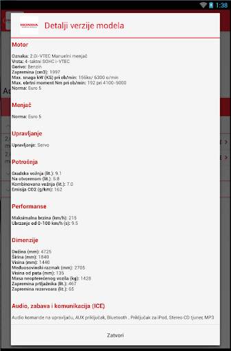 Honda Srbija screenshot 15